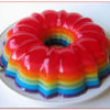 The recipe of preparing rainbow jelly